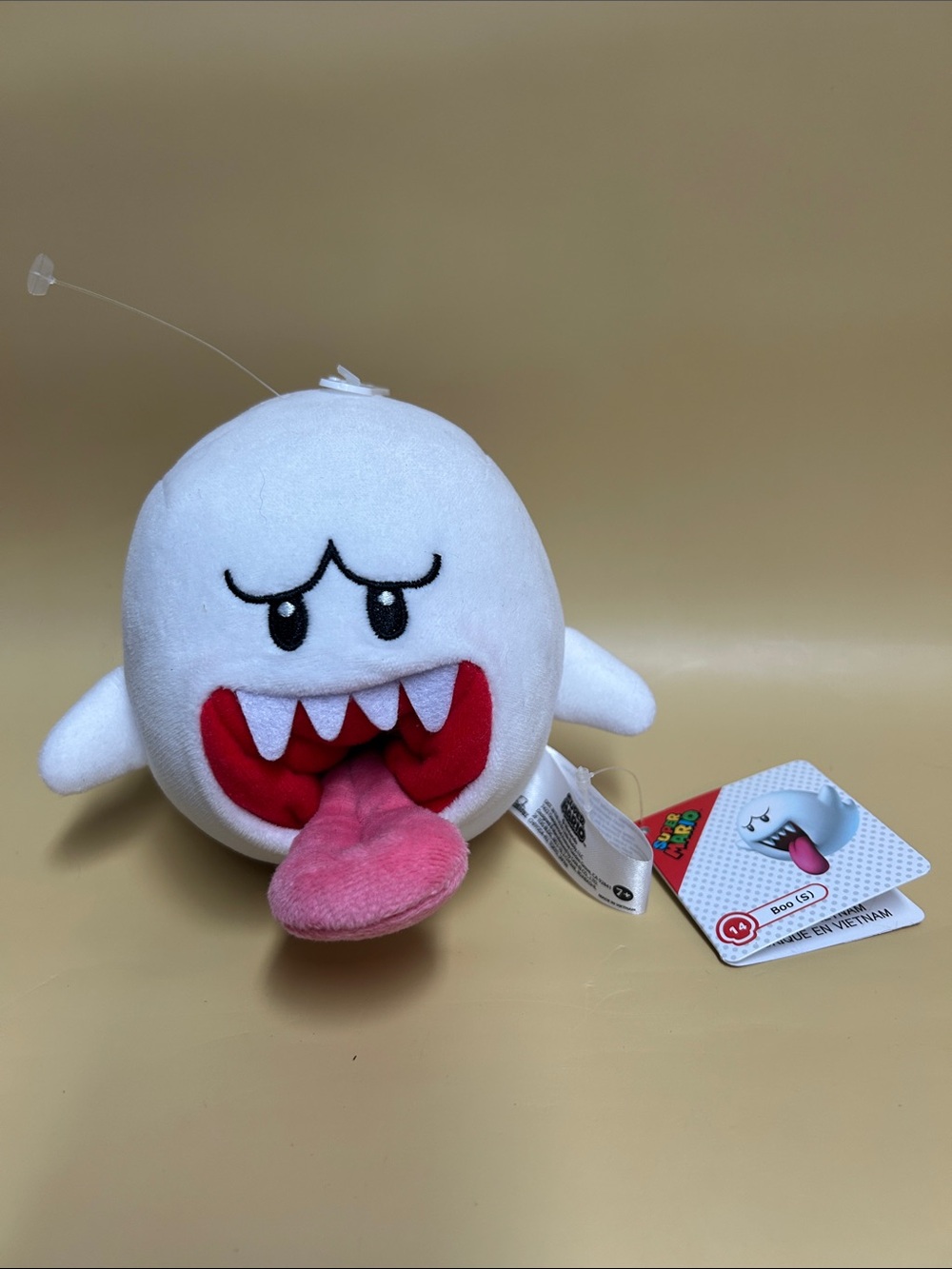 Super Mario Bros Tail Boo Plush Soft Toy 6 inches